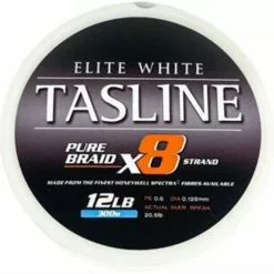 TASLINE ELITE X8 PURE BRAID 300m WHITE - 100lb - PE 10 -Cheap Line Store TL 0300
