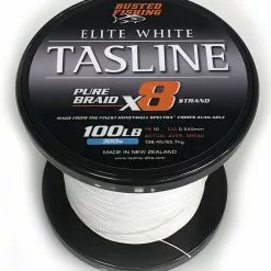 TASLINE ELITE X8 PURE BRAID 300m WHITE - 100lb - PE 10 -Cheap Line Store TL 0300 8