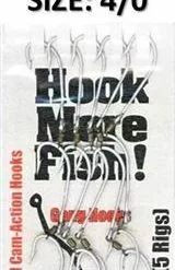 Tru-Turn TRU TURN 711 PRE MADE GANG HOOKS - 6/0 Qty 5 Sets