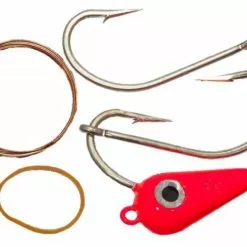 Tackle Tactics TT LURES BAIT TROLLING RIGS - RED 60G - 8/0 5 Tackle Tactics TT LURES BAIT TROLLING RIGS - RED 60G - 8/0 -Cheap Line Store TTRIG 2