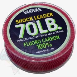 VARIVAS FLUOROCARBON SHOCK LEADER LINE 30m - 130lb 14 VARIVAS FLUOROCARBON SHOCK LEADER LINE 30m - 130lb -Cheap Line Store VARSHOCKFLU30M 4