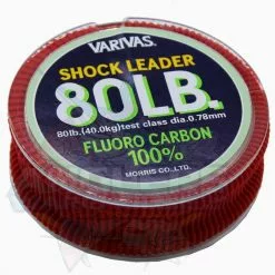 VARIVAS FLUOROCARBON SHOCK LEADER LINE 30m - 130lb 15 VARIVAS FLUOROCARBON SHOCK LEADER LINE 30m - 130lb -Cheap Line Store VARSHOCKFLU30M 5
