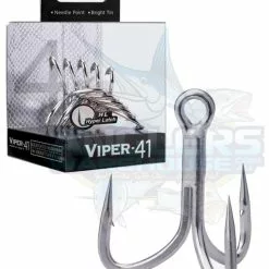 BKK VIPER 41 TREBLE HOOKS - 6/0 - Qty 5