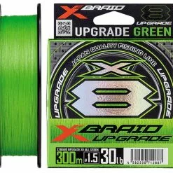 YGK X-BRAID UPGRADE X8 BRAID LINE 300m GREEN - 50lb - PE3.0
