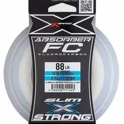 YGK X-BRAID FC ABSORBER SLIM & STRONG FLUOROCARBON LINE 30m - 88lb