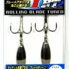 DECOY Y-S21BT ROLLING BLADE TREBLE HOOKS - 4 - Qty 2