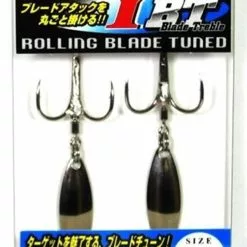 DECOY Y-S21BT ROLLING BLADE TREBLE HOOKS - 4 - Qty 2