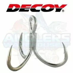 DECOY EXTRA WIDE GAP Y-W77 TREBLE HOOKS - 3/0 - Qty 6pcs