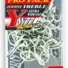 DECOY EXTRA WIDE GAP Y-W77 TREBLE HOOKS PRO PACK - 2 - Qty 30pcs